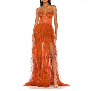 For Love & Lemons Bustier Gown XS